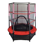   Capetan® Kiddy Jump 140 cm Trampolin mit Sicherheitsnetz und unterem Rahmensicherheitsnetz