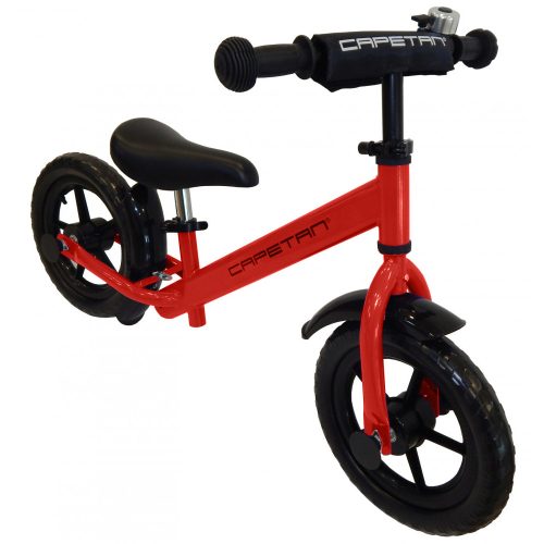 Capetan® Energy Plus Rotes Laufrad mit 12" Rädern mit Schutzblech und Klingel – Kinderfahrrad ohne Pedal