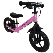   Capetan® Neptun Pinkfarbenes mit Bremse versehenes Laufrad mit 12" Rädern mit Schutzblech und Klingel – Kinderfahrrad ohne Pedal