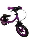 Capetan® Sirius Premium Line lilafarbiges mit Bremse versehenes Laufrad mit 12" Rädern mit Schutzblech und Klingel – Kinderfahrrad ohne Pedal