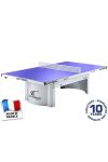  Cornilleau Pro 510 Mat Top Tischtennisplatte ist ein wetterfester TT-Tisch für eine intensive Nutzung in Schulen, Freizeiteinrichtungen und Freibädern. Blau