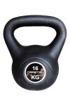 Capetan ® 16 kg Kettlebell aus Kunststoff  - Kugelhantel mit Zement Füllung, mit Kunststoff Überzug. 