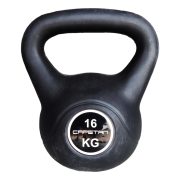   Capetan ® 16 kg Kettlebell aus Kunststoff  - Kugelhantel mit Zement Füllung, mit Kunststoff Überzug. 