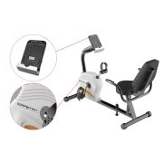 Capetan® Fit Line X3.2 Liegefahrradtrainer mit einem 7 kg schweren Schwungrad, Pulsmesser, Tablethalter, mit 110 kg Belastbarkeit