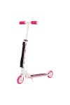 Nextreme Raptor Rally Kick Roller mit 120 mm großen Rädern – zusammenklappbarer Aluroller mit Schultertrage, pink-weißer Farbe & max. 86 cm hoher Lenkstange