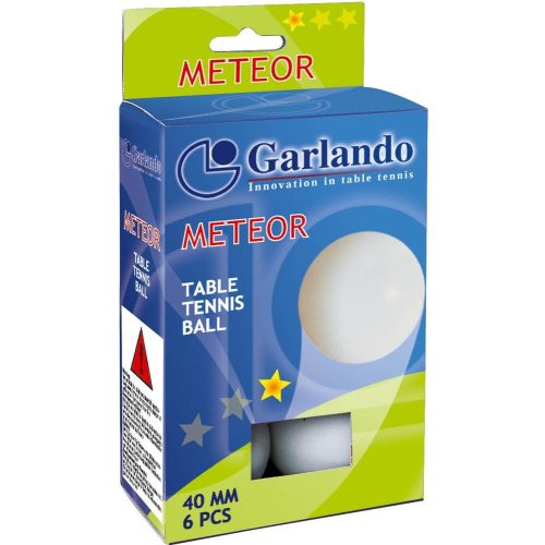 Garlando Meteor * Pingpongball – 6 Stck. für Freizeitbeschäftigung empfohlene Pingpongbälle