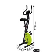 Everfit BFK Slim zusammenklappbares platzsparendes Ergometer mit einem Schwungrad von 6 kg