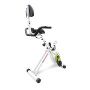   Toorx Fitness BRX R Compact zusammenklappbarer Liegefahrradtrainer mit Rückenlehne