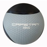   Capetan® Professional Line 8 kg springender Medizinball aus Gummi (auf Wasser schwimmend)