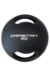 Capetan® Professional Line Dual Grip 8 kg Medizinball aus Gummi mit zwei Griffen (auf Wasser schwimmend) – 8 kg Cross Training Medizinball mit Griffen