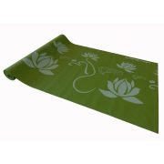   Capetan® PVC Jogamatte 173 x 61 x 0,4 cm in grüner Farbe mit Mustern