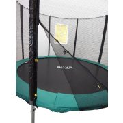 Capetan® Olive 305 cm Durchm. luxuriöses Gartentrampolinset mit 4 Stck. W-Beinen und 8 Netzstangen, mit Sicherheitsnetz, 160 kg Belastbarkeit, mit 64 Stck. Federn – durch die erhöhte Zahl der Beine und Federn das stabilste Trampolin!