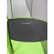 Capetan® Omega 244 cm Durchm. Trampolin mit Sicherheitsnetz in limettengrüner Farbe - premium Trampolin verstärkter Rahmenstruktur mit Sicherheitsnetz