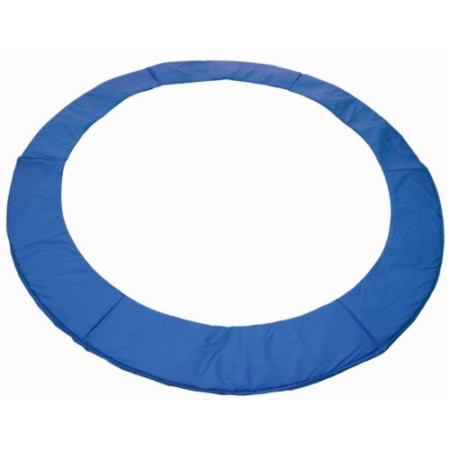 Capetan® 244 cm Durchm. blaue PVC Trampolin Federabdeckung mit 20 mm dicker Polsterung