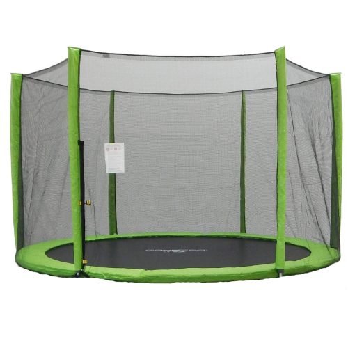 Außenliegendes Sicherheitsnetz zu Capetan® 244 cm Selector Lime und Omega Lime Trampolinen, mit neonfarbenen Stangenüberzüge zu Modellen mit 6 Stangen